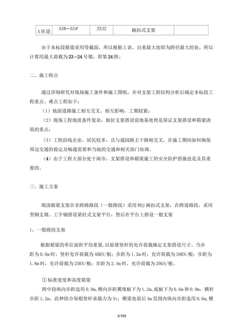 现浇箱梁支架专项施工方案_第2页