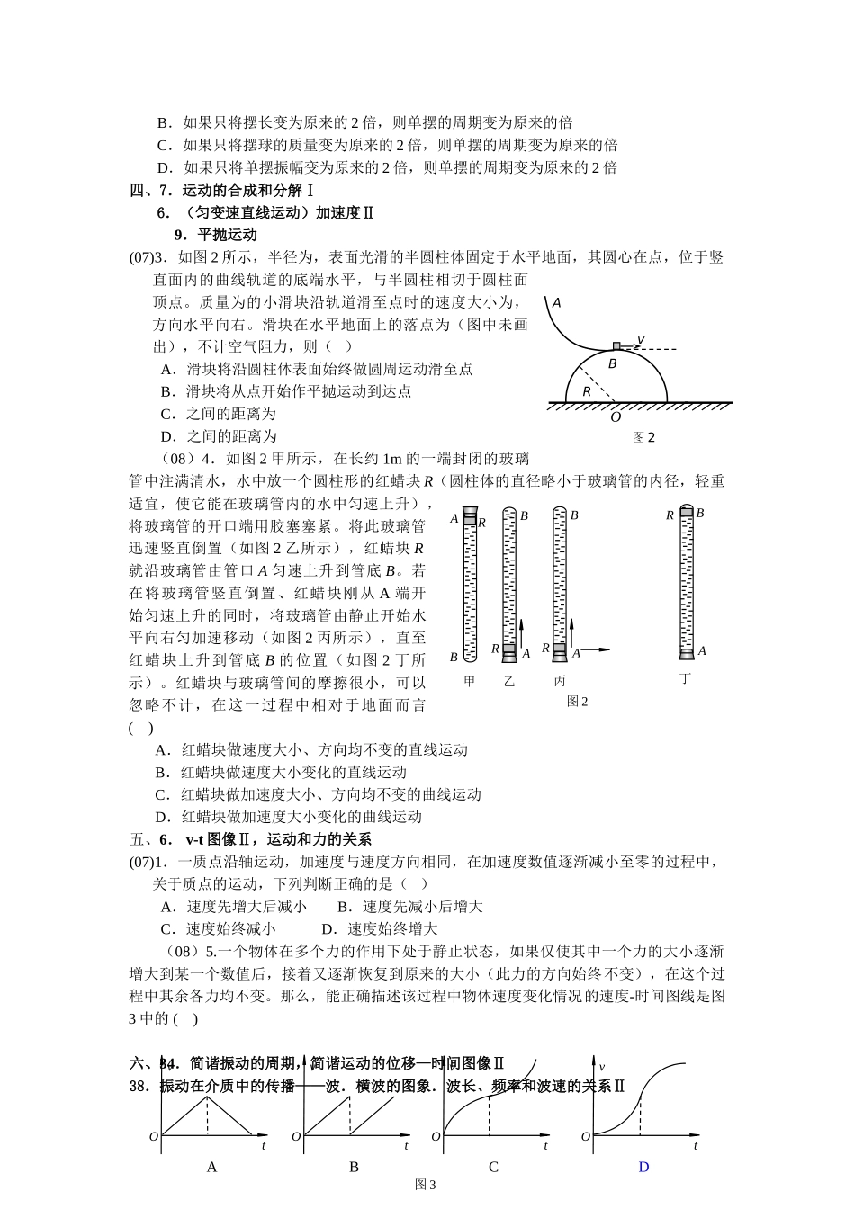 高考物理 力的合成与分解Ⅱ练习 新人教版 _第2页