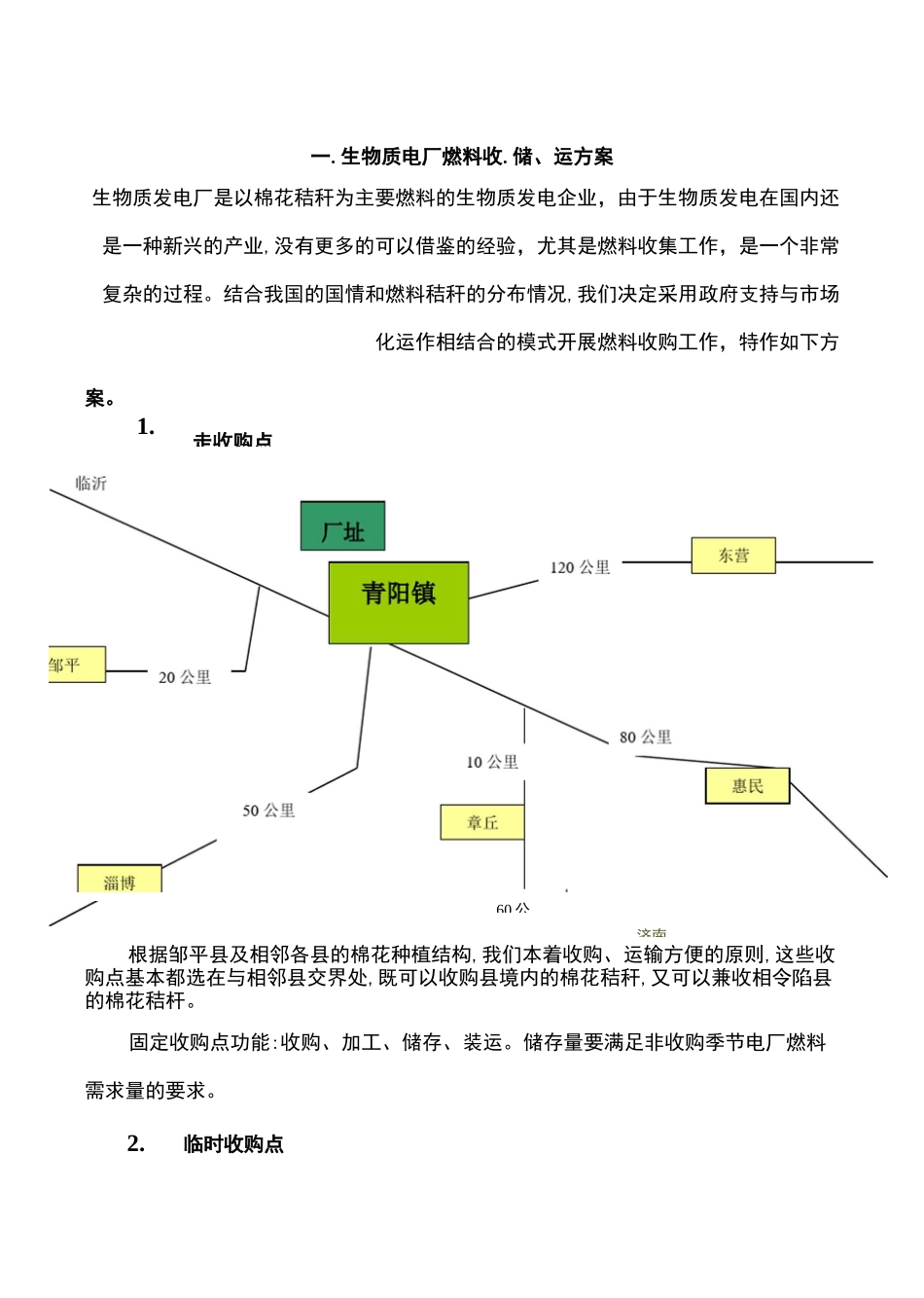 生物质发电厂燃料收储运方案_第1页
