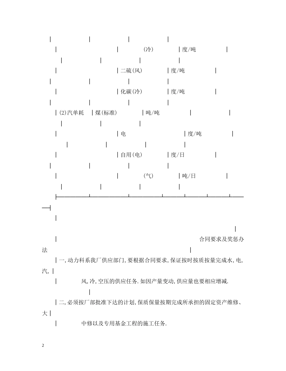 动力供应合同(一级) _第2页