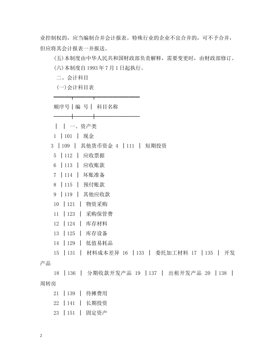 房地产开发企业会计制度 _第2页