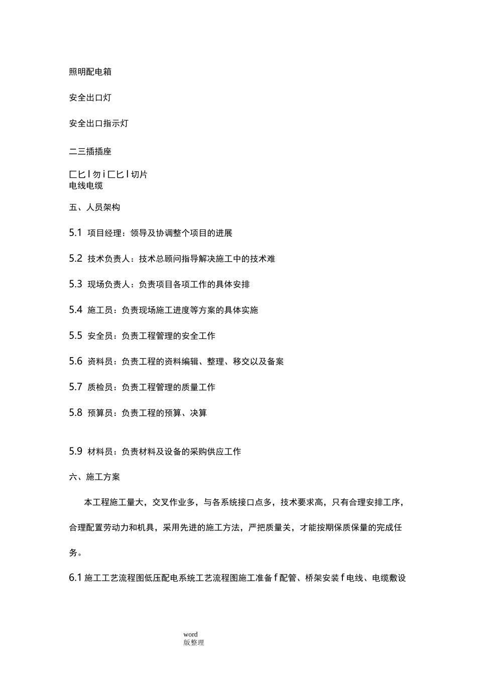 动力配电改造工程施工方案_第3页