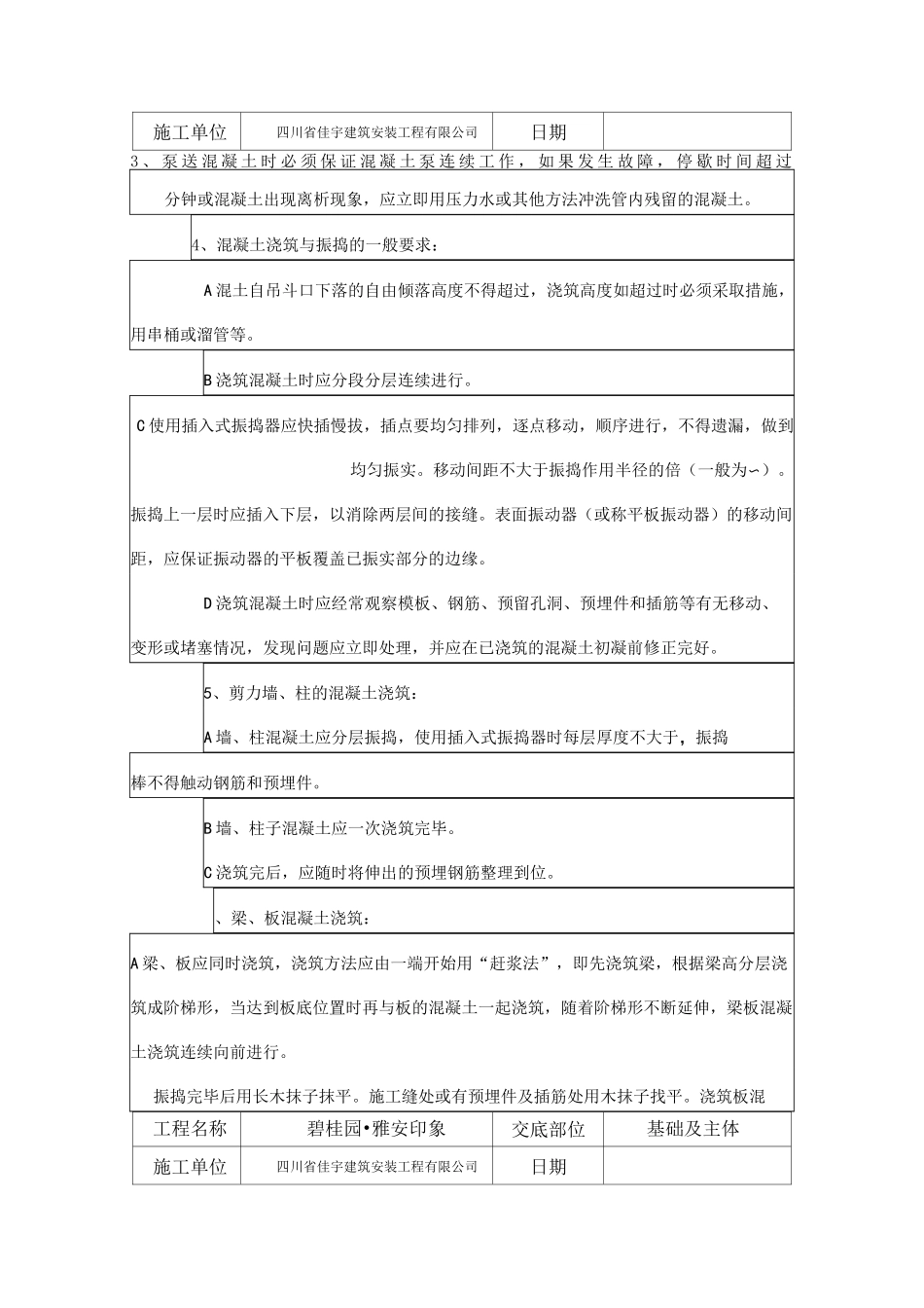 混泥土班组技术交底(自)_第2页