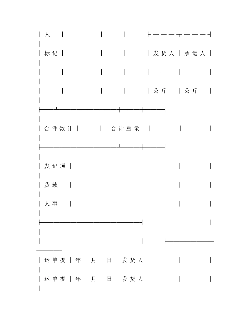 登记单（水陆联运）2 _第3页