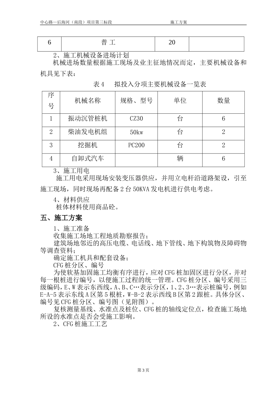 [广东]填海地区地基处理CFG桩施工方案_第3页