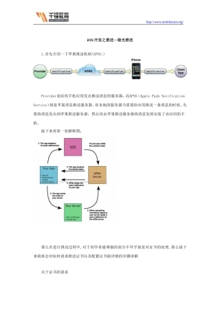 iOS开发之推送—极光推送