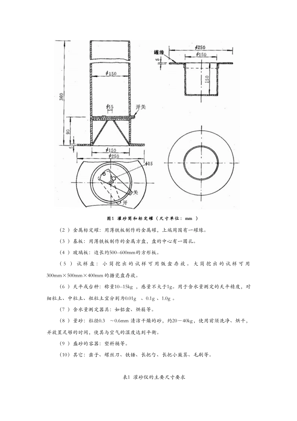 T 0921-2008 挖坑灌砂法测定压实度试验指导书_第2页