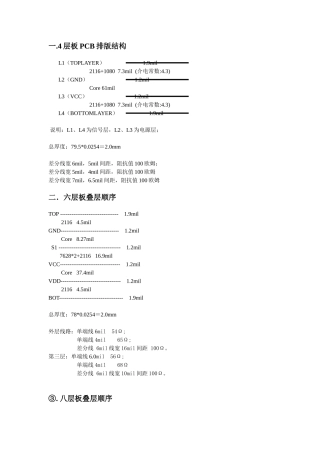 PCB4-16层叠层