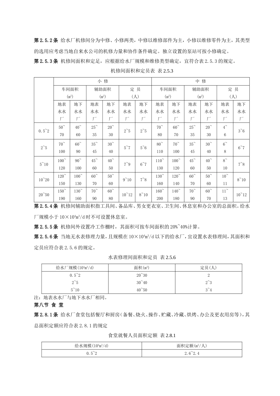 城镇给水厂附属建筑和附属设备设计标准  CJJ 41—91_第3页