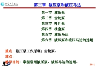 第3章：液压泵和液压马达