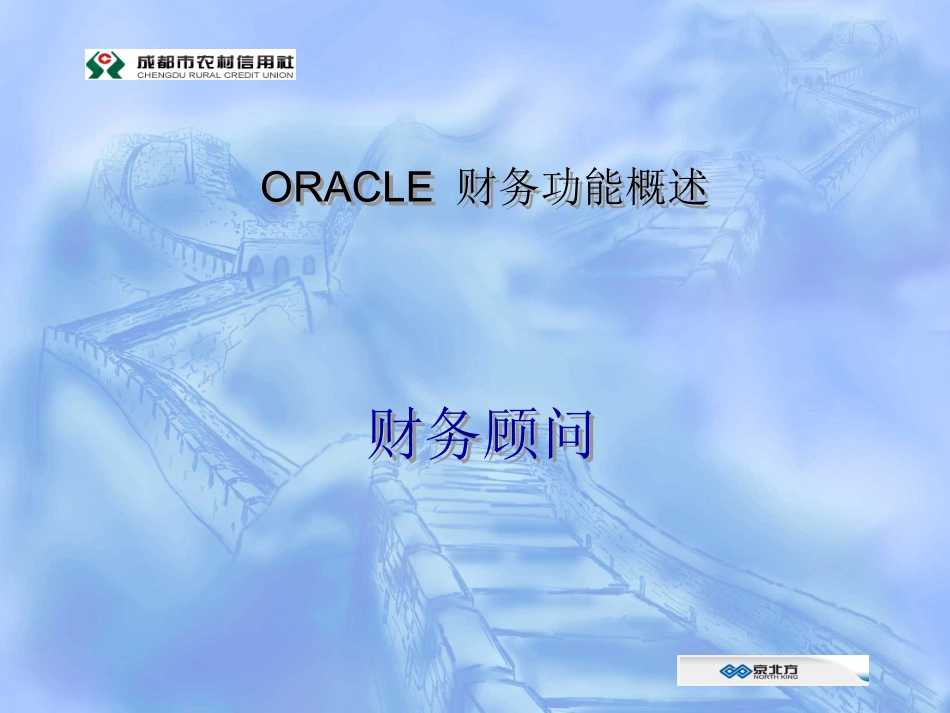 ORACLE财务功能概述_第1页
