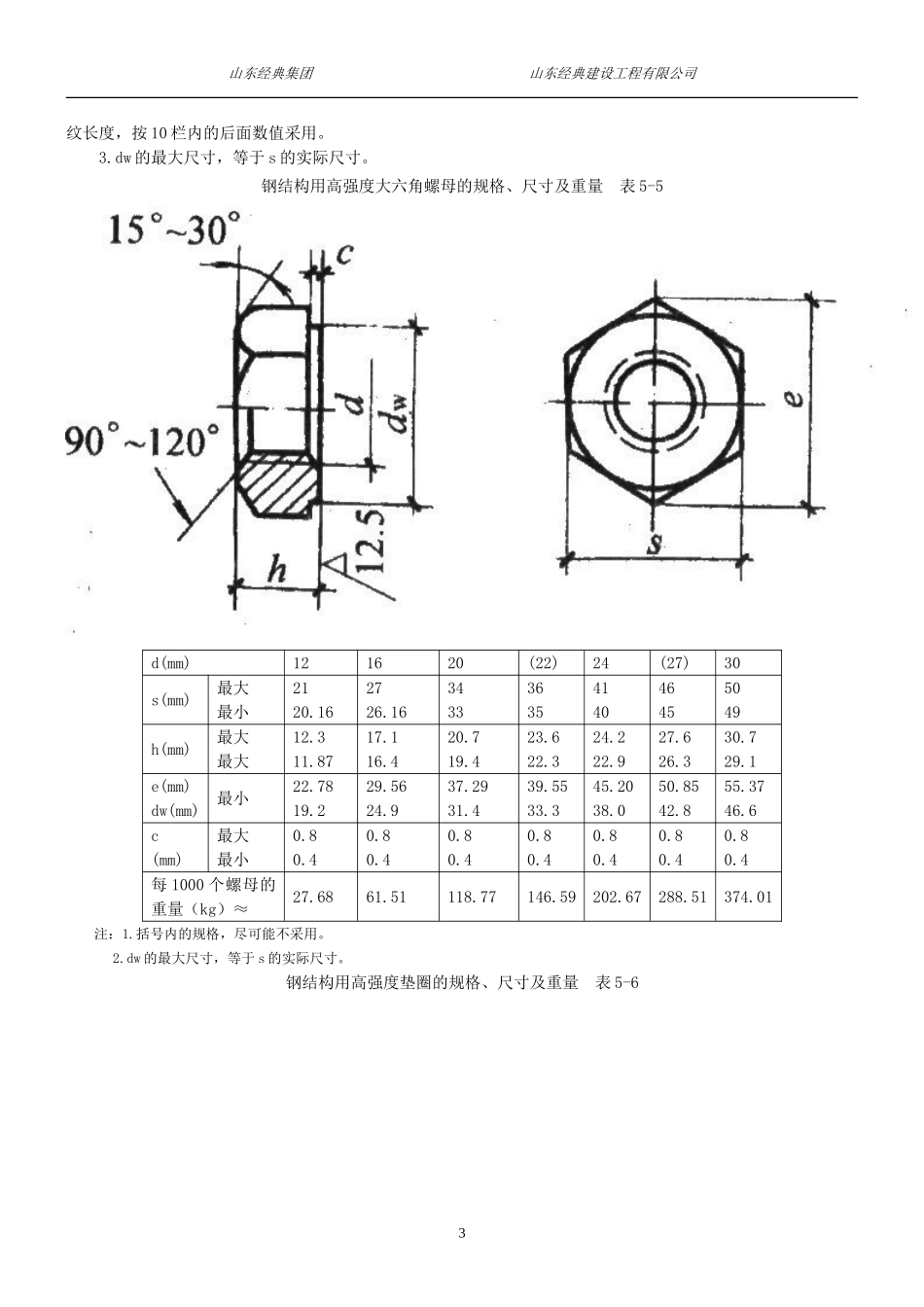 大六角高强度螺栓连接技术规程_第3页