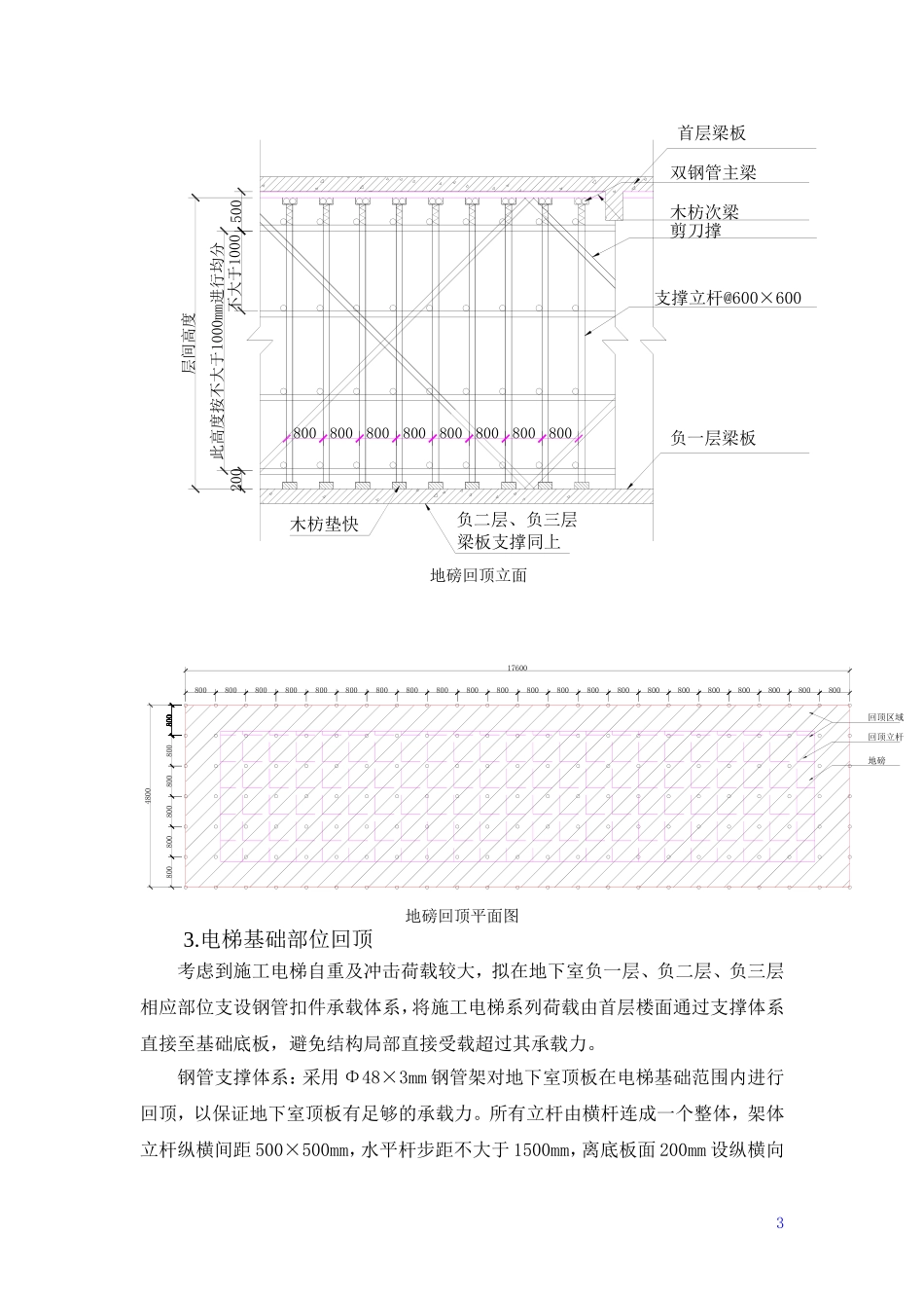 地下室顶板通道钢管回顶方案_第3页