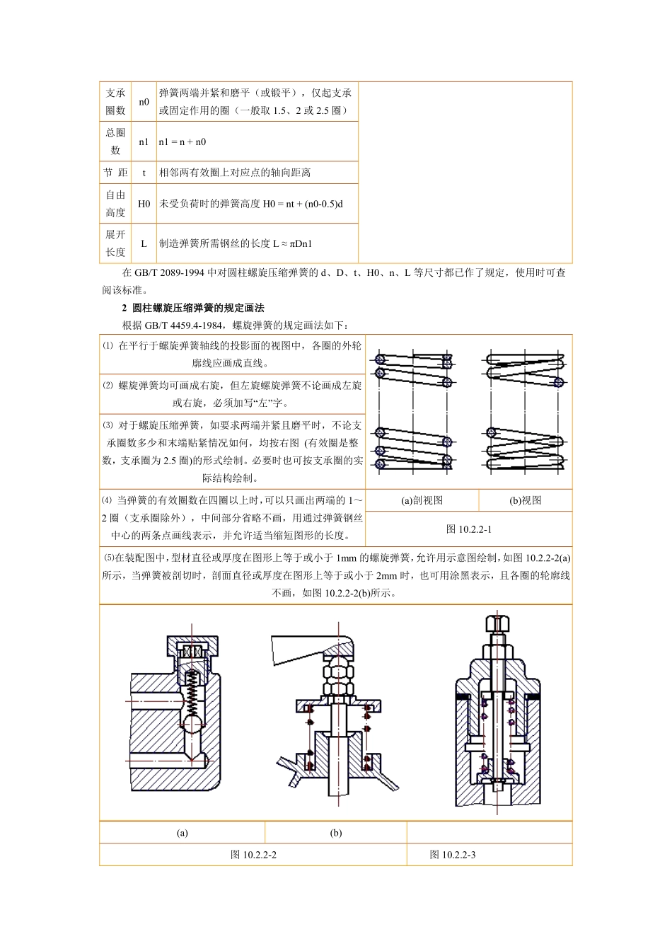 弹簧制图知识和弹簧画法_第2页