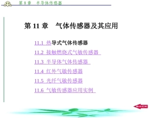 ch11气敏湿敏传感器及其应用