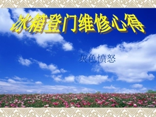 冰箱登门心得