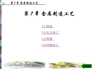 第7章 金属制造工艺