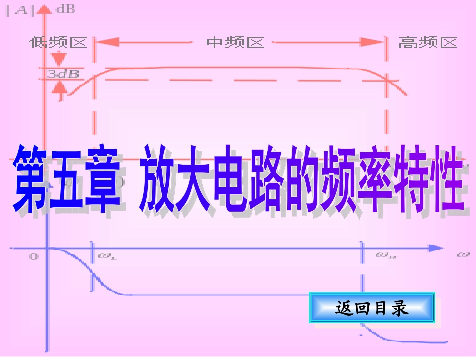 第5章放大电路的频率特性_第1页