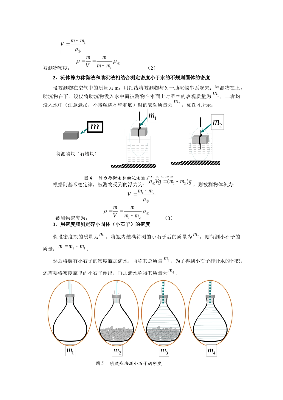 大学物理实验 密度的测定_第2页