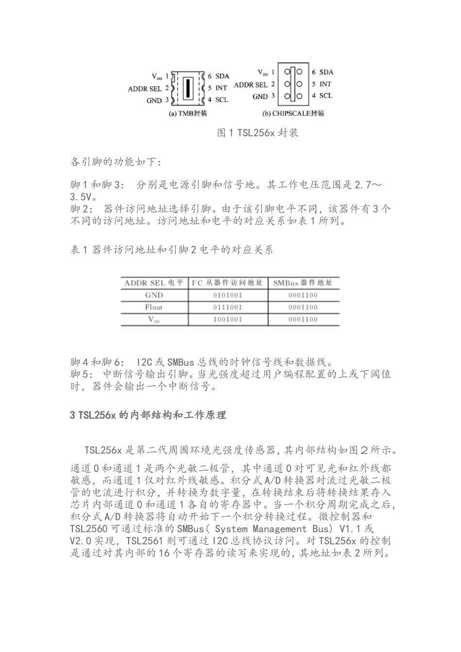 TSL2561传感器中文资料_第2页
