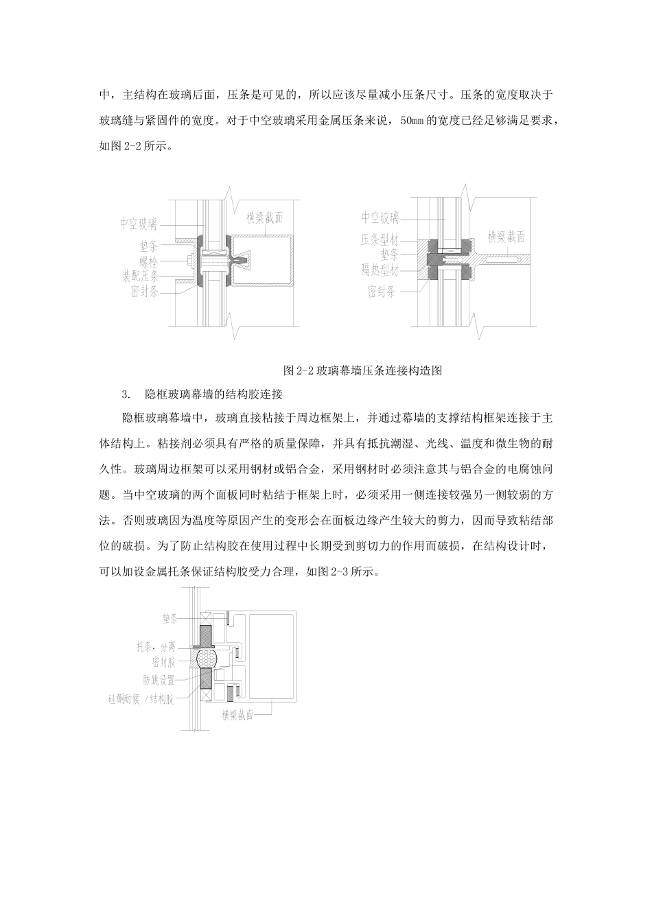 玻璃幕墙连接节点构造技术分析_第2页