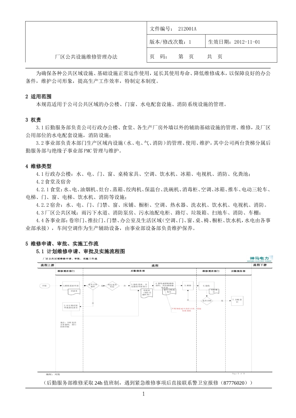 厂区公共设施维修管理办法_第2页