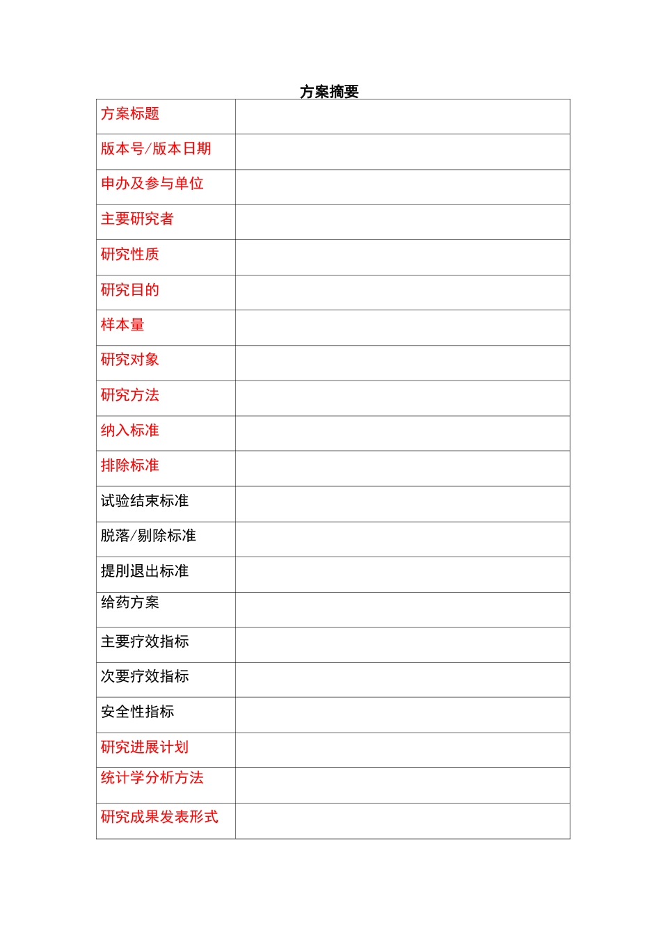 科研临床试验方案模板_第3页