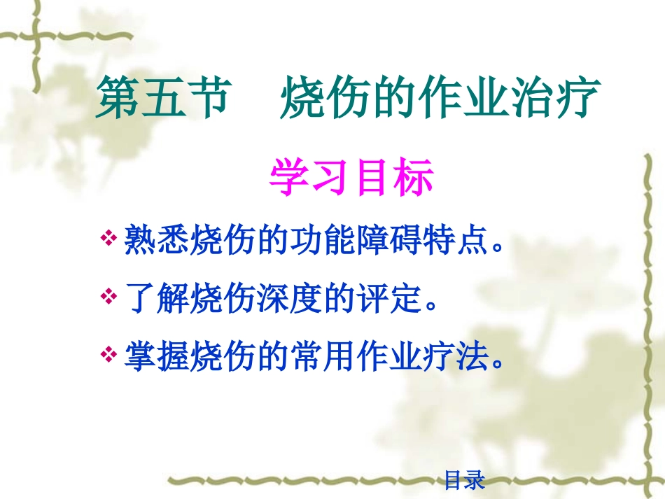 《作业治疗技术》第十章  常见疾病的作业治疗(烧伤)_第3页