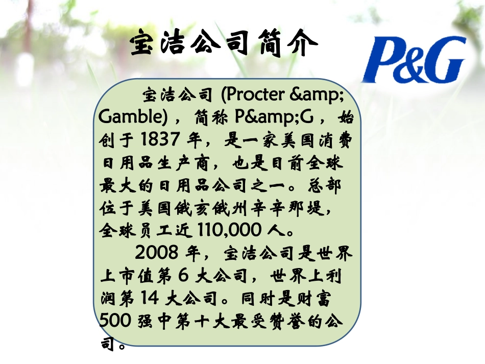 宝洁的特色福利_第2页