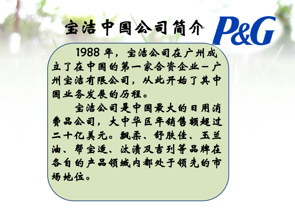 宝洁的特色福利_第3页