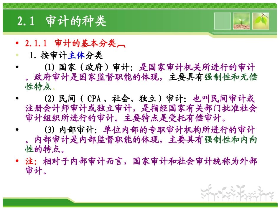 第2章 审计的种类、方法和程序_第3页