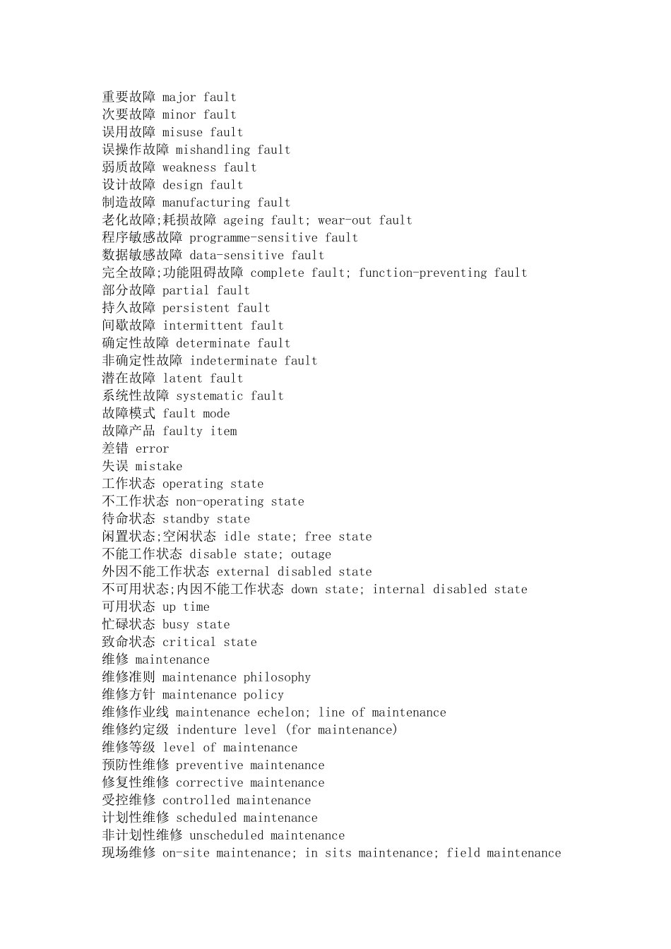 常见维修英语词汇_第2页