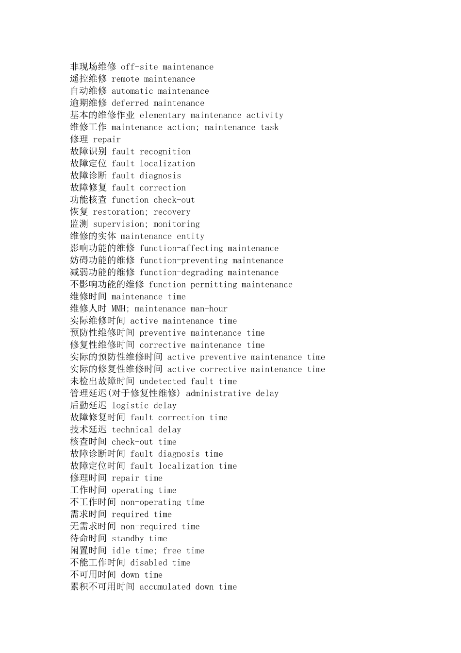 常见维修英语词汇_第3页