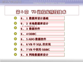 VB数据库编程技术