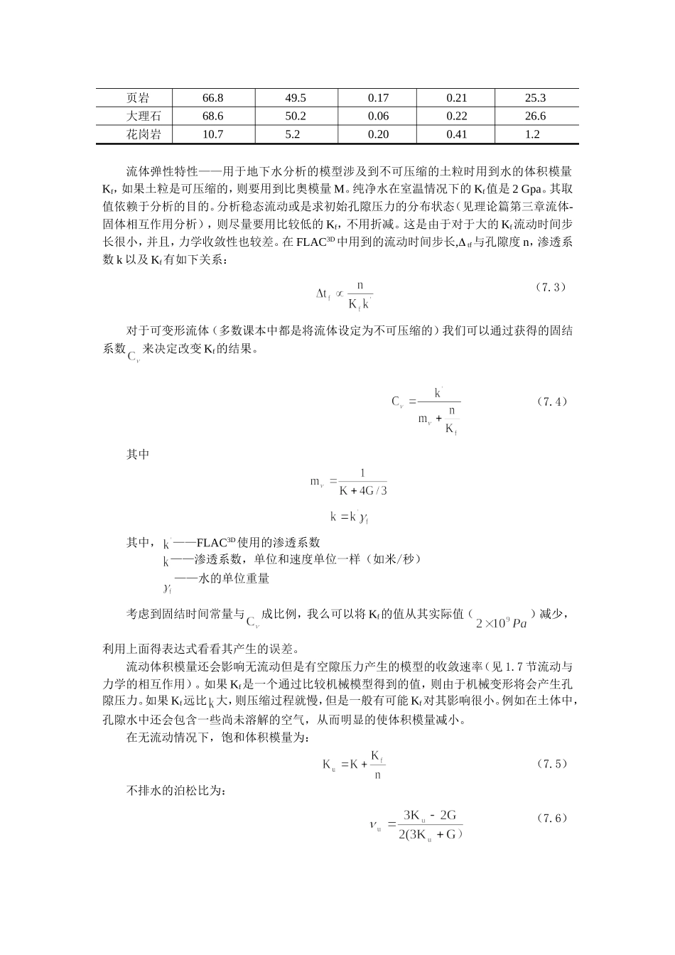 常用岩土材料参数和岩石物理力学性质一览表_第2页
