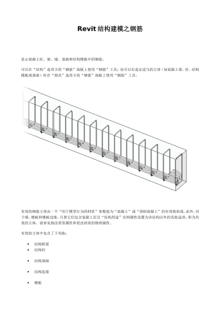 Revit结构建模之钢筋