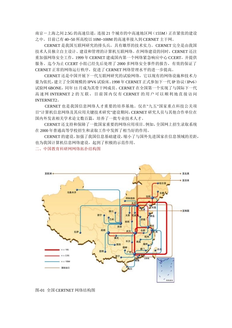 CERNET简介及拓扑图_第2页