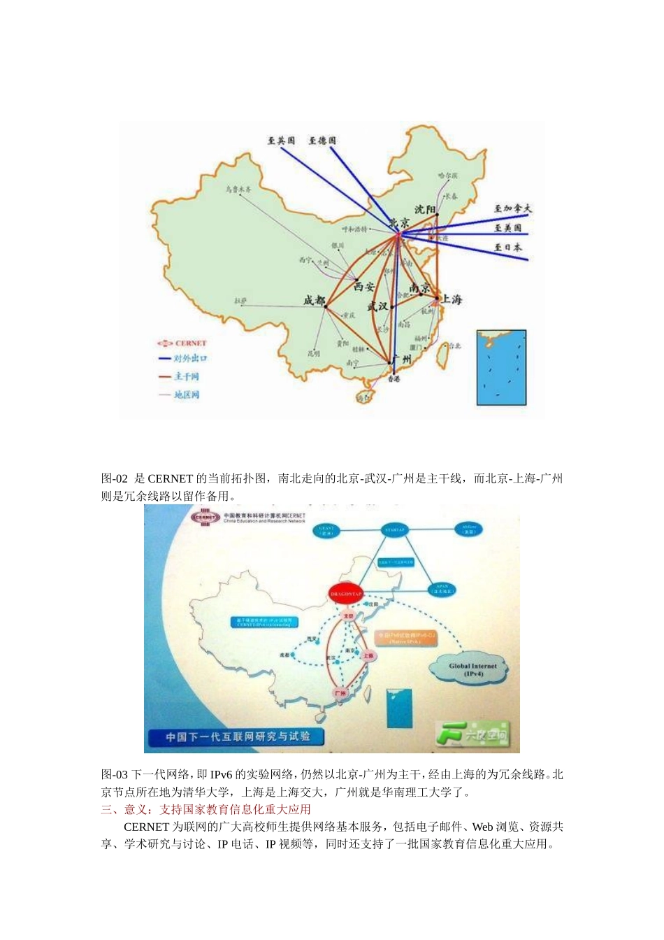 CERNET简介及拓扑图_第3页