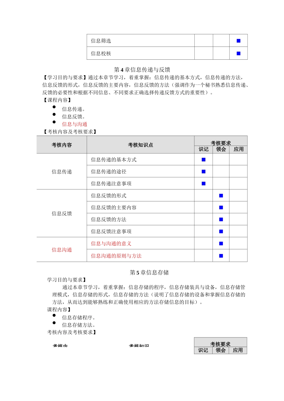 《信息与档案管理》大纲_第3页