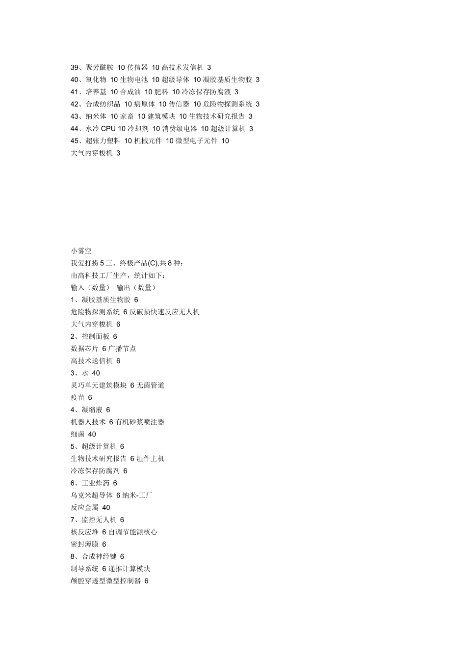 EVE行星开发产物表_第3页