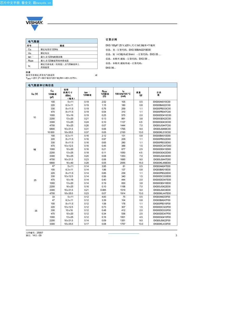 EKS00DD210N00中文资料(vishay)中文数据手册「EasyDatasheet - 矽搜」_第3页
