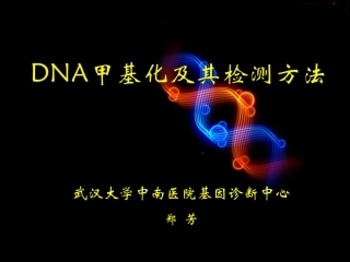 DNA甲基化及其检测6.5