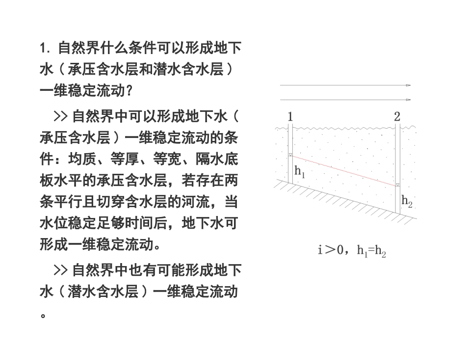 地下水动力学 03-第三章 复习思考题答案_第2页