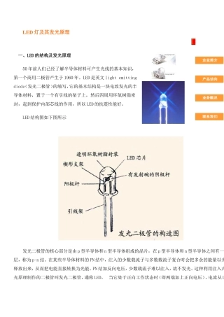 LED灯及其发光原理
