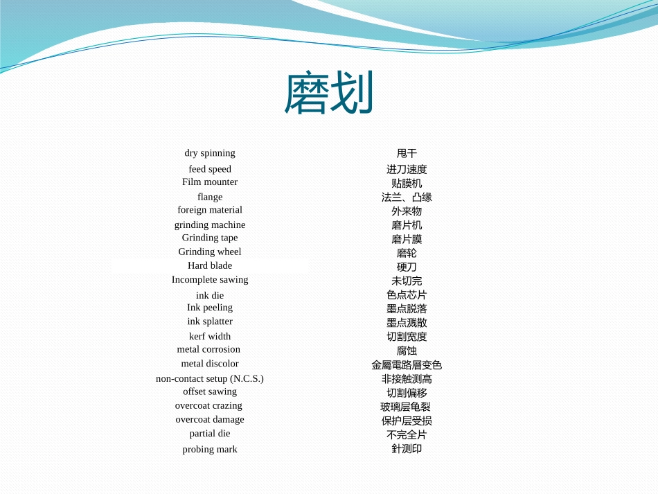 IC封装制程英语_第2页