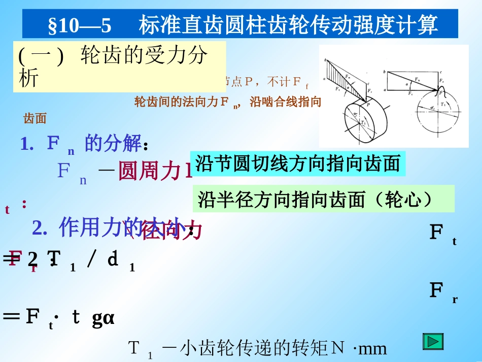 齿轮传动强度计算_第1页