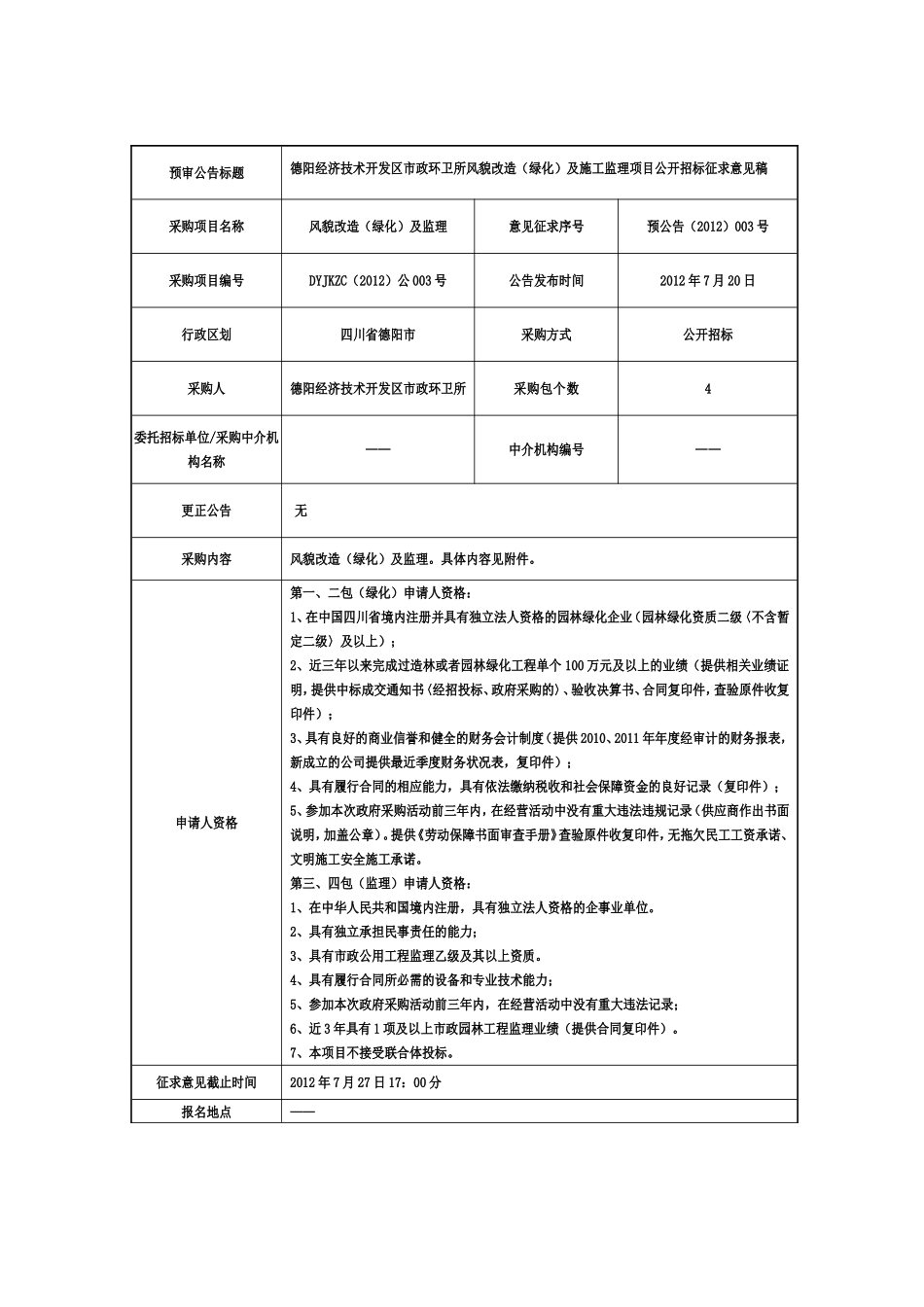 采购预公告格式_第1页
