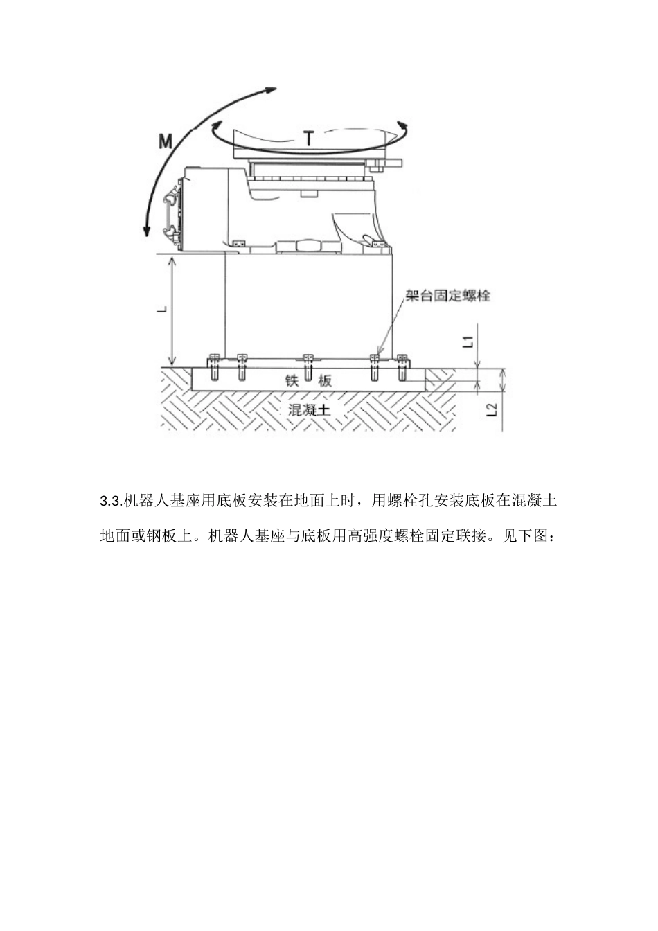 地面固定安装机器人底座规范指南_第3页