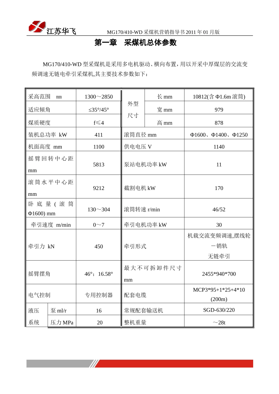 MG410采煤机营销指导书_第3页