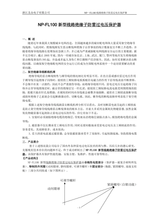 OP100防雷过电压保护器 说明书